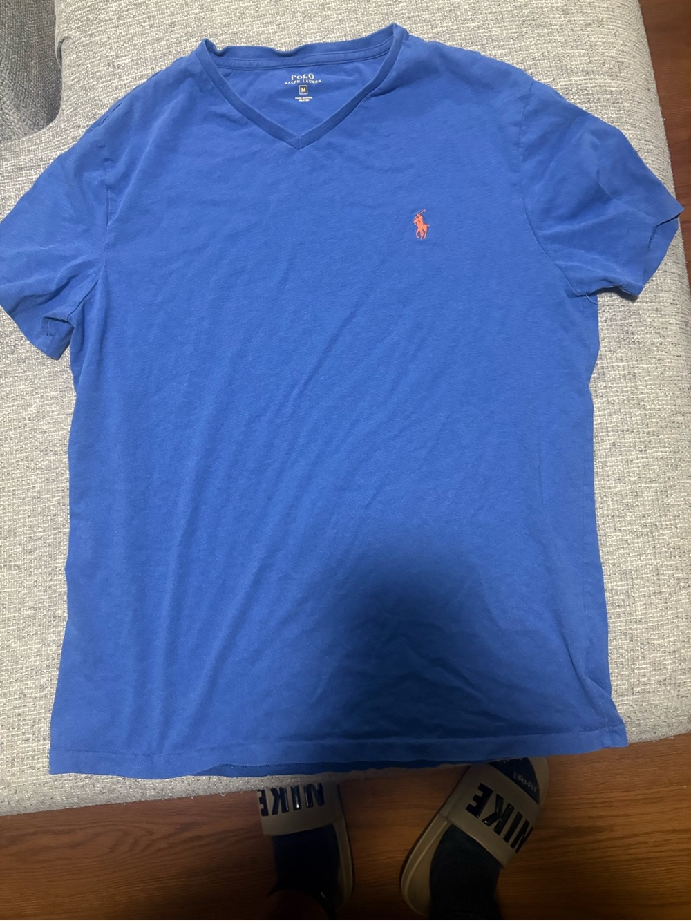 polo ralph lauren v-neck t-shirt mens Medium